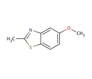 5-Methoxy-2-methylbenzothiazole (CAS 2941-69-7) - chemical structure image