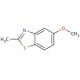 5-Methoxy-2-methylbenzothiazole (CAS 2941-69-7) - chemical structure image