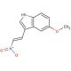5-Methoxy-3-(2-nitrovinyl)indole (CAS 61675-19-2) - chemical structure image