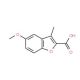 5-Methoxy-3-methyl-benzofuran-2-carboxylic acid (CAS 81718-77-6) - chemical structure image