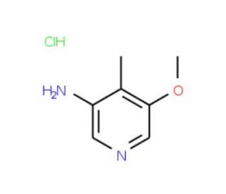 5-Methoxy-4-methylpyridin-3-amine hydrochloride (CAS 1185094-00-1) - chemical structure image