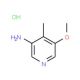 5-Methoxy-4-methylpyridin-3-amine hydrochloride (CAS 1185094-00-1) - chemical structure image