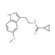 5-Methoxy-N-cyclopropanoyltryptamine (CAS 139564-01-5) - chemical structure image