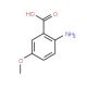5-Methoxyanthranilic acid (CAS 6705-03-9) - chemical structure image