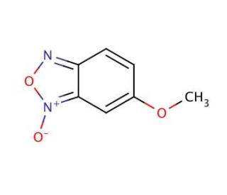 5-Methoxybenzofurazan 3-oxide (CAS 3524-06-9) - chemical structure image