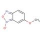 5-Methoxybenzofurazan 3-oxide (CAS 3524-06-9) - chemical structure image