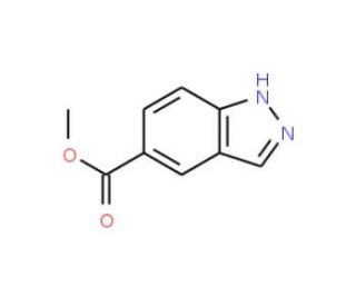 5-(Methoxycarbonyl)-1H-indazole (CAS 473416-12-5) - chemical structure image