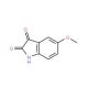 5-Methoxyisatin (CAS 39755-95-8) - chemical structure image