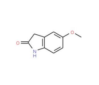 5-Methoxyoxindole (CAS 7699-18-5) - chemical structure image
