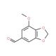 5-Methoxypiperonal (CAS 5780-07-4) - chemical structure image