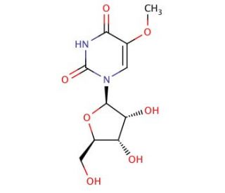 5-Methoxyuridine (CAS 35542-01-9) - chemical structure image