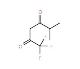 5-Methyl-1,1,1-trifluoro-2,4-hexanedione (CAS 30984-28-2) - chemical structure image