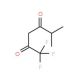 5-Methyl-1,1,1-trifluoro-2,4-hexanedione (CAS 30984-28-2) - chemical structure image