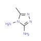 5-Methyl-[1,2,4]triazole-3,4-diamine (CAS 21532-07-0) - chemical structure image