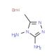 5-Methyl-[1,2,4]triazole-3,4-diamine hydrobromide - chemical structure image