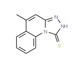 5-Methyl-[1,2,4]triazolo[4,3-a]quinoline-1-thiol (CAS 35359-27-4) - chemical structure image