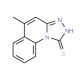 5-Methyl-[1,2,4]triazolo[4,3-a]quinoline-1-thiol (CAS 35359-27-4) - chemical structure image