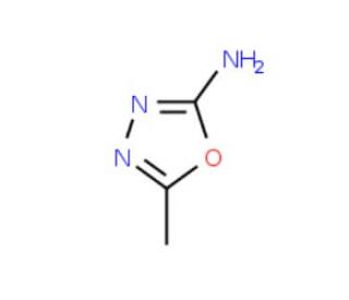 5-methyl-1,3,4-oxadiazol-2-amine (CAS 52838-39-8) - chemical structure image