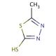 5-Methyl-1,3,4-thiadiazole-2-thiol (CAS 29490-19-5) - chemical structure image
