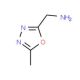 (5-Methyl-[1,3,4]oxadiazol-2-yl)methylamine (CAS 125295-22-9) - chemical structure image
