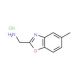 (5-Methyl-1,3-benzoxazol-2-yl)methylamine hydrochloride - chemical structure image