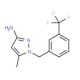 5-Methyl-1-(3-trifluoromethyl-benzyl)-1H-pyrazol-3-ylamine - chemical structure image