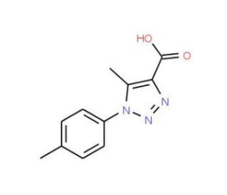 5-methyl-1-(4-methylphenyl)-1H-1,2,3-triazole-4-carboxylic acid - chemical structure image