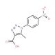5-methyl-1-(4-nitrophenyl)-1H-1,2,3-triazole-4-carboxylic acid - chemical structure image