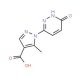5-methyl-1-(6-oxo-1,6-dihydropyridazin-3-yl)-1H-pyrazole-4-carboxylic acid - chemical structure image