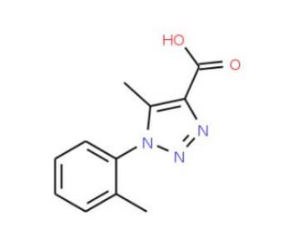 5-Methyl-1-o-tolyl-1H-[1,2,3]triazole-4-carboxylic acid - chemical structure image