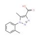 5-Methyl-1-o-tolyl-1H-[1,2,3]triazole-4-carboxylic acid - chemical structure image