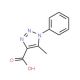 5-Methyl-1-phenyl-1H-[1,2,3]triazole-4-carboxylic acid (CAS 20725-32-0) - chemical structure image