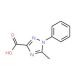 5-Methyl-1-phenyl-1H-[1,2,4]triazole-3-carboxylic acid - chemical structure image