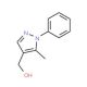(5-Methyl-1-phenyl-1H-pyrazol-4-yl)methanol (CAS 153863-35-5) - chemical structure image