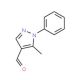 5-Methyl-1-phenyl-1H-pyrazole-4-carboxaldehyde (CAS 98700-50-6) - chemical structure image