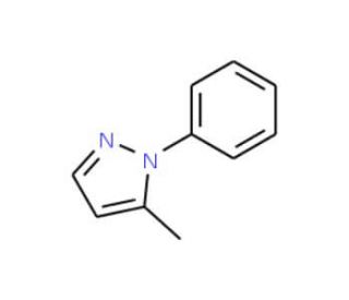 5-Methyl-1-phenyl-1H-pyrazole (CAS 6831-91-0) - chemical structure image