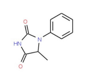 5-methyl-1-phenylimidazolidine-2,4-dione (CAS 105510-41-6) - chemical structure image