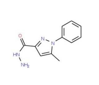5-Methyl-1-phenylpyrazole-3-carbohydrazide - chemical structure image