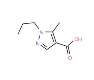 5-Methyl-1-propyl-1H-pyrazole-4-carboxylic acid (CAS 705270-06-0) - chemical structure image
