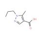 5-Methyl-1-propyl-1H-pyrazole-4-carboxylic acid (CAS 705270-06-0) - chemical structure image