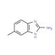 5-Methyl-1H-benzimidazol-2-amine (CAS 6285-68-3) - chemical structure image