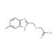 [(5-Methyl-1H-benzimidazol-2-yl)methoxy]-acetic acid (CAS 876716-55-1) - chemical structure image
