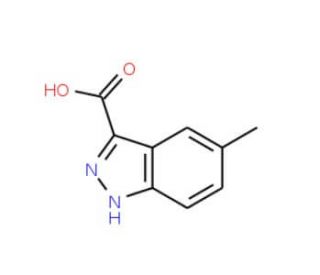 5-Methyl-1H-indazole-3-carboxylic acid (CAS 1201-24-7) - chemical structure image