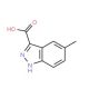 5-Methyl-1H-indazole-3-carboxylic acid (CAS 1201-24-7) - chemical structure image
