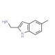 [(5-Methyl-1H-indol-2-yl)methyl]amine - chemical structure image