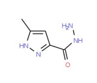 5-Methyl-1H-pyrazole-3-carbohydrazide (CAS 40535-14-6) - chemical structure image