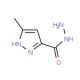 5-Methyl-1H-pyrazole-3-carbohydrazide (CAS 40535-14-6) - chemical structure image