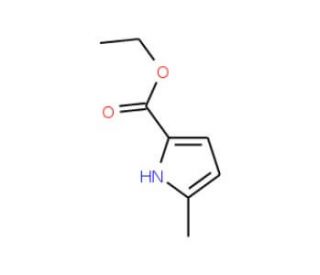 5-Methyl-1H-pyrrole-2-carboxylic acidethyl ester (CAS 3284-51-3) - chemical structure image