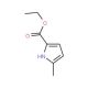 5-Methyl-1H-pyrrole-2-carboxylic acidethyl ester (CAS 3284-51-3) - chemical structure image