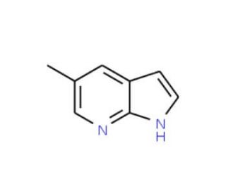 5-Methyl-1H-pyrrolo[2,3-b]pyridine (CAS 824-52-2) - chemical structure image